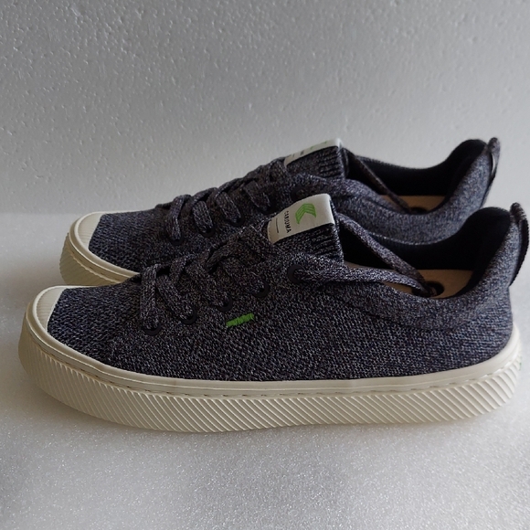Cariuma 7.5 Women IBI Knit Sneakers Stone Gray Sustainability Eco-Friendly - Picture 10 of 11